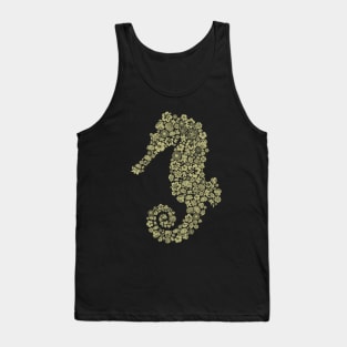 Sea horse flower illustration Tank Top